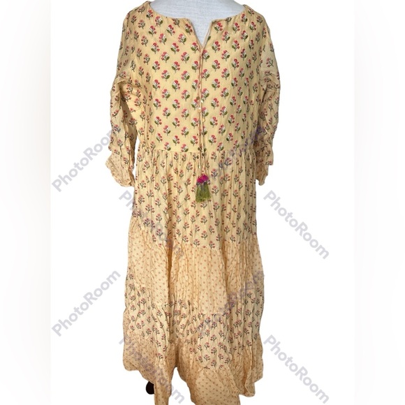 Sadya Fusion flowered maxi dress - Picture 1 of 6